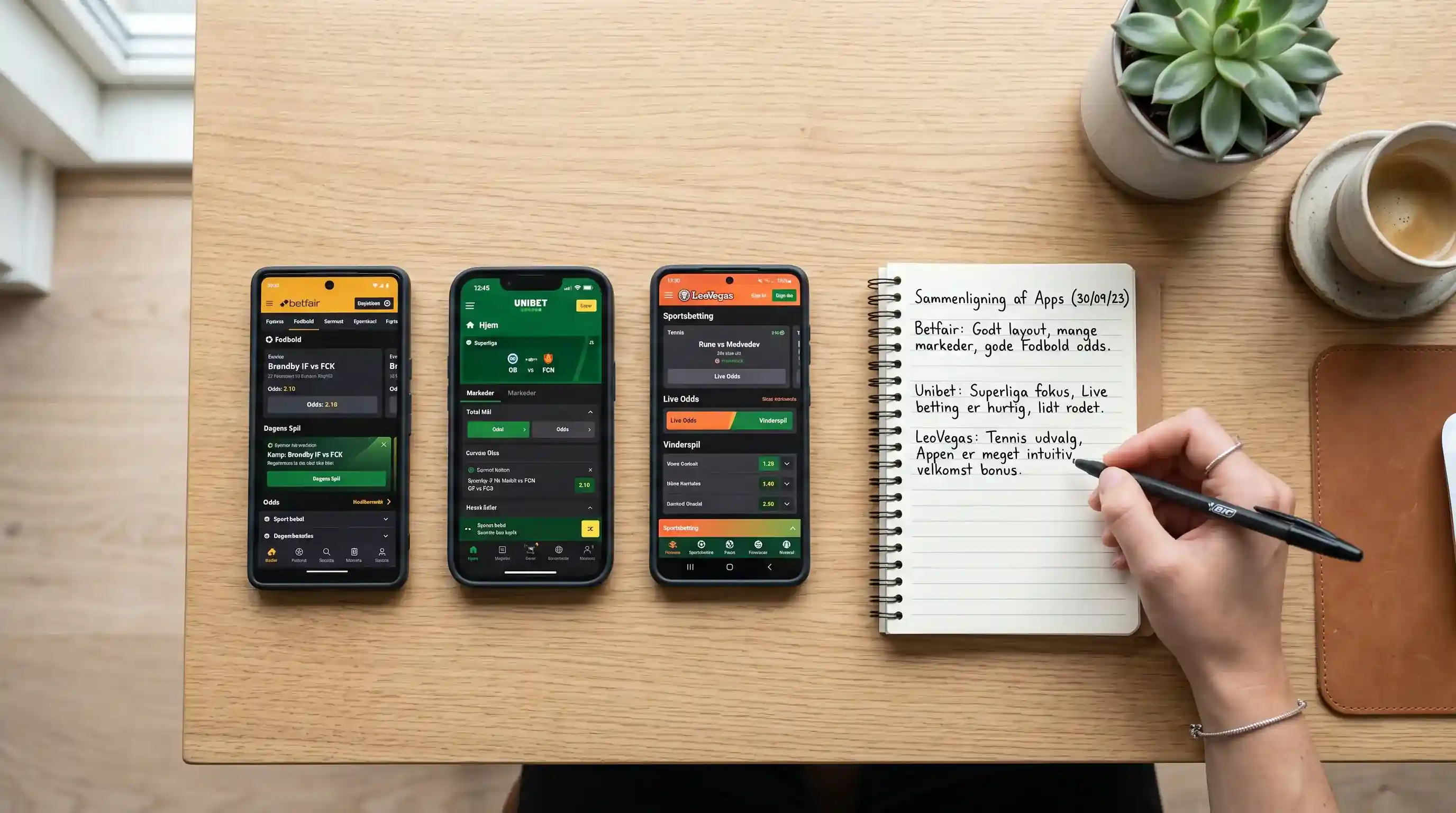 Sammenligning og valg af bookmaker med dansk licens